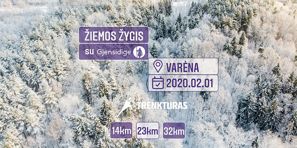 Žiemos žygis 2020 Varėna