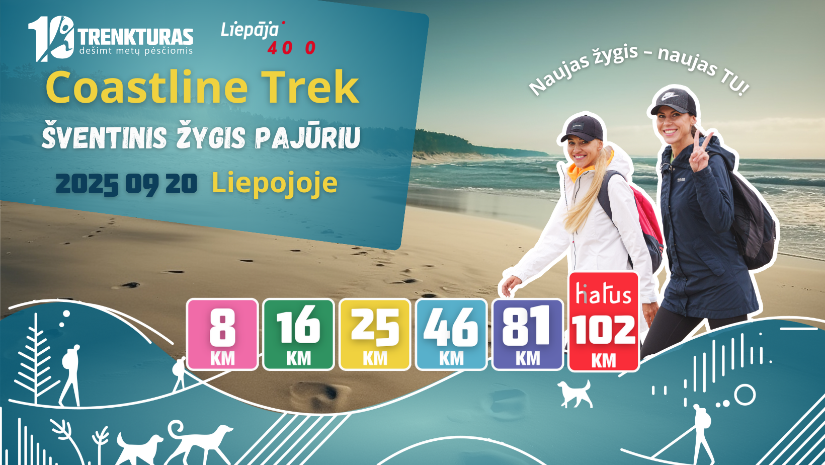 Coastline Trek’25: Šventinis žygis pajūriu