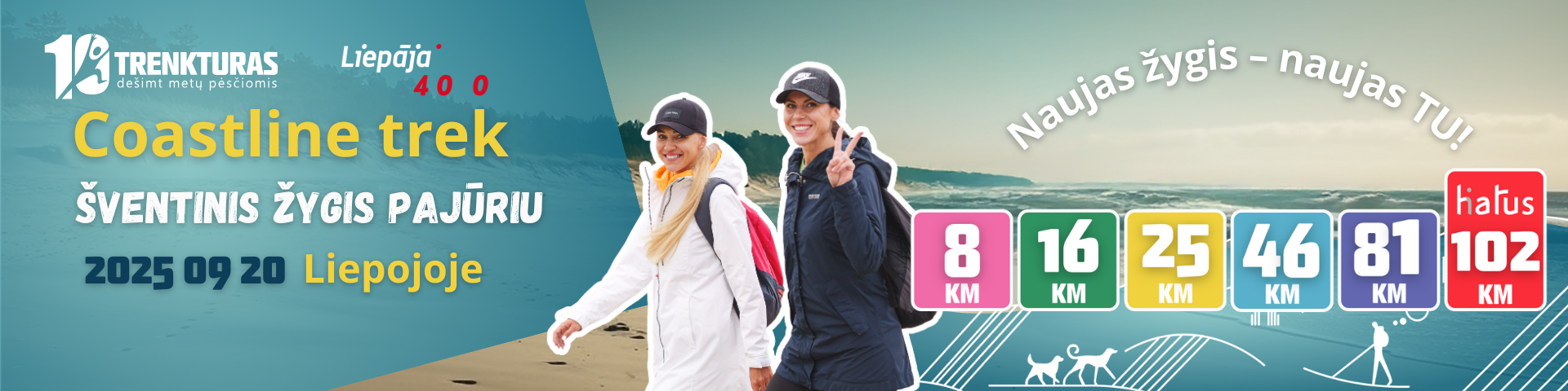 Coastline Trek’25: Šventinis žygis pajūriu