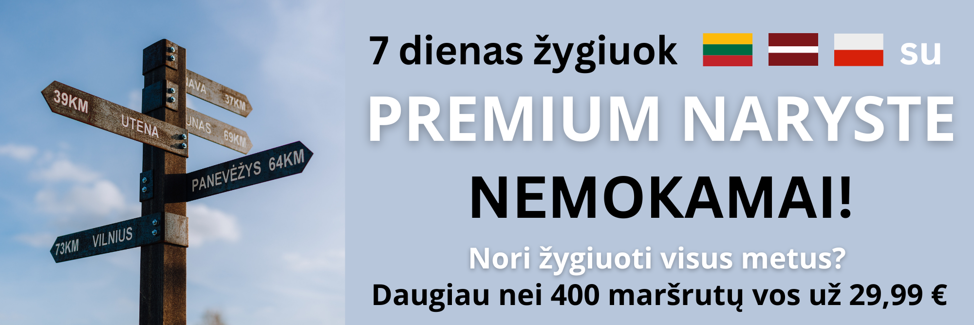 trenkturas solo maršrutai premium narystė