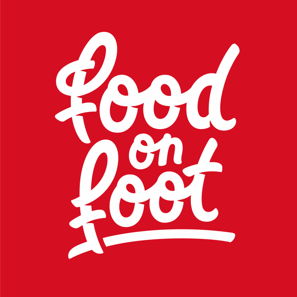 Food on foot logo