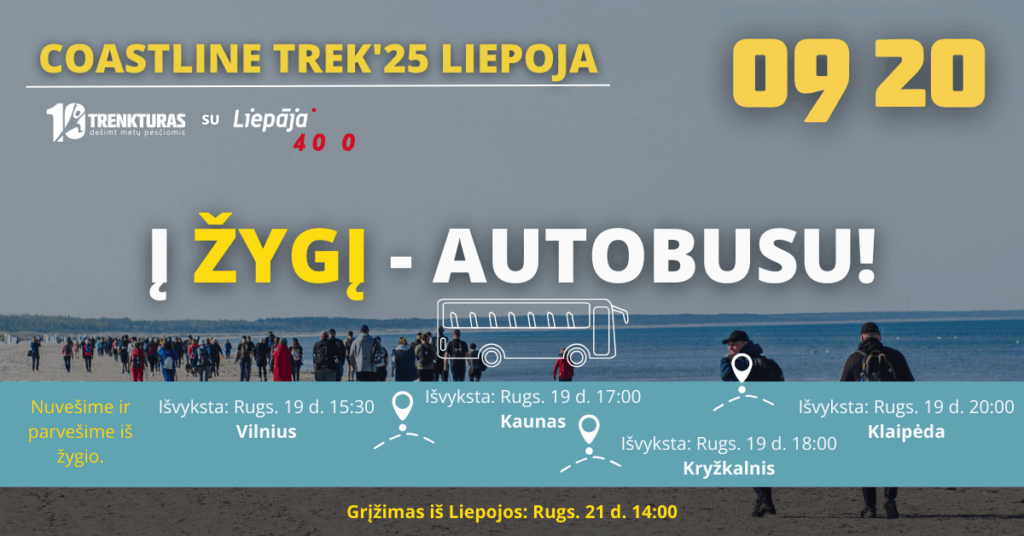 Coastline Trek’25: Šventinis žygis pajūriu