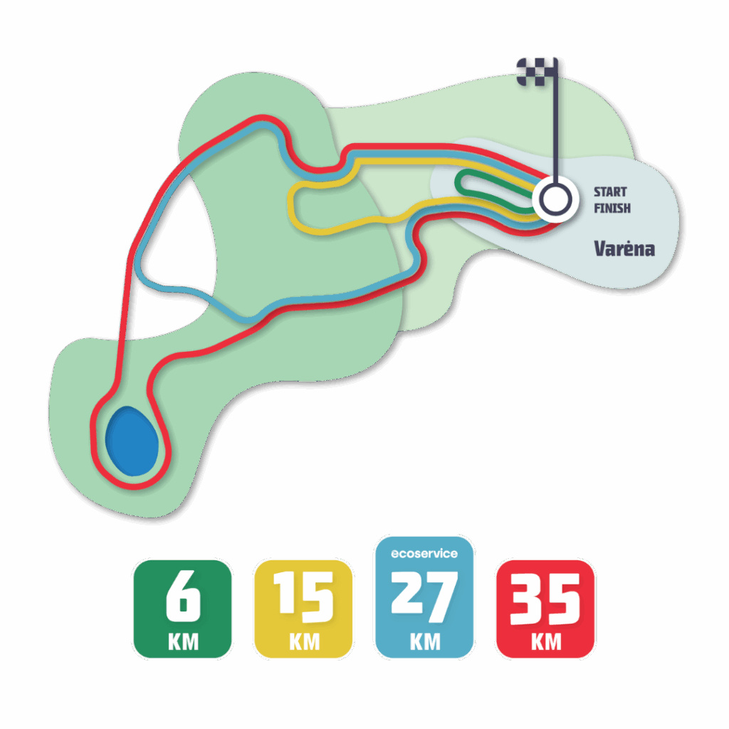 TrenkTuras Varėnoje'25: Dzūkijos takais tarp miškų ir ežerų