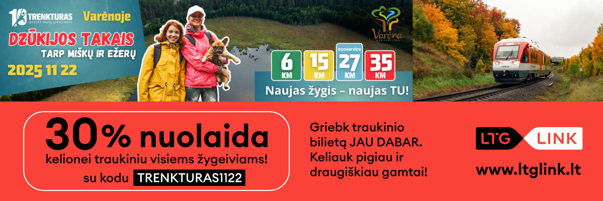 TrenkTuras Varėnos žygis Dzūkijos takais tarp miškų ir ežerų